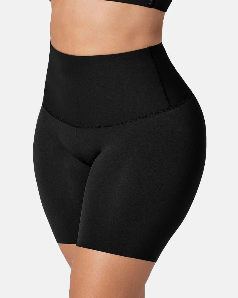 No Slip Waistband Butt Lift Tummy Control Yoga Shorts