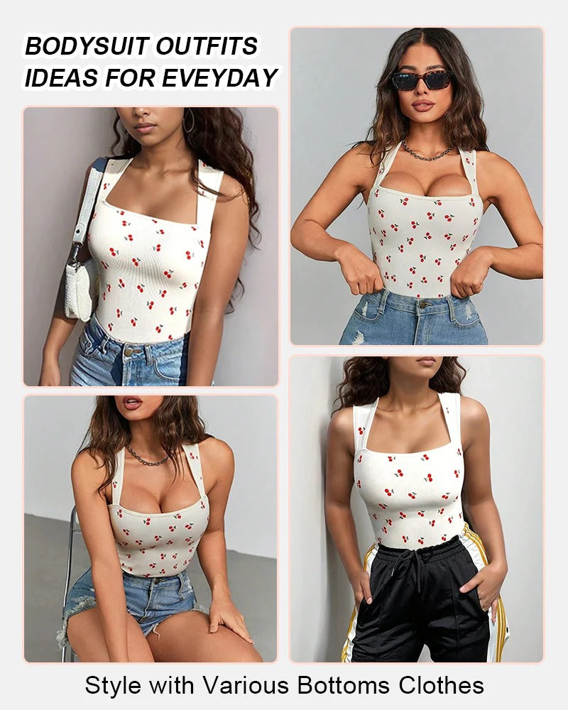 Sleeveless Tummy Control Tank Tops Bodysuits