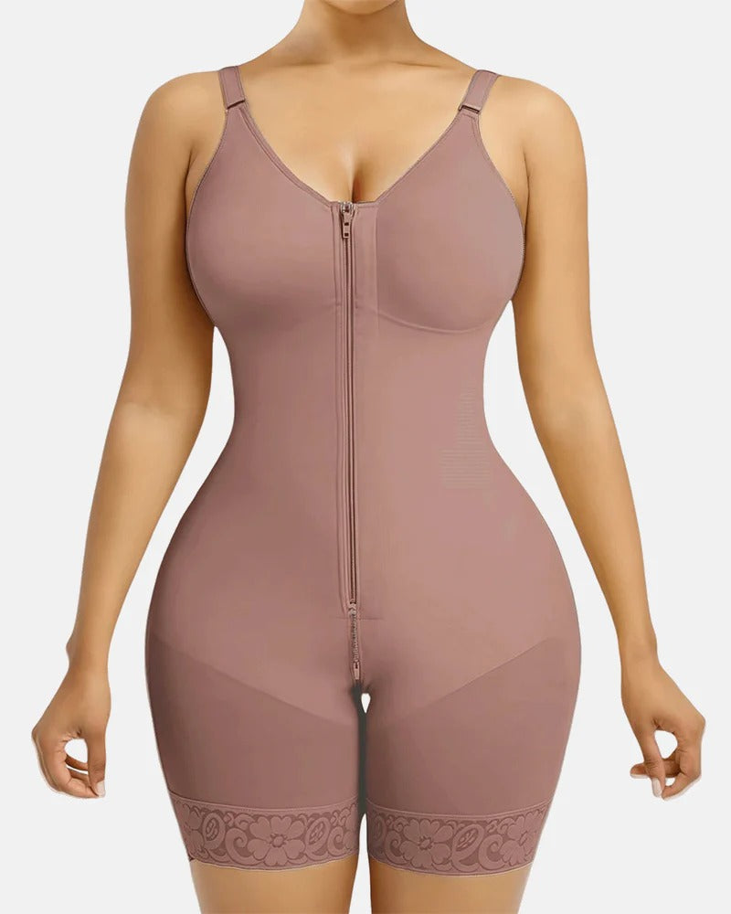 Tummy Control Butt Lifter Shaper with Zipper Crotch Fajas Colombianas