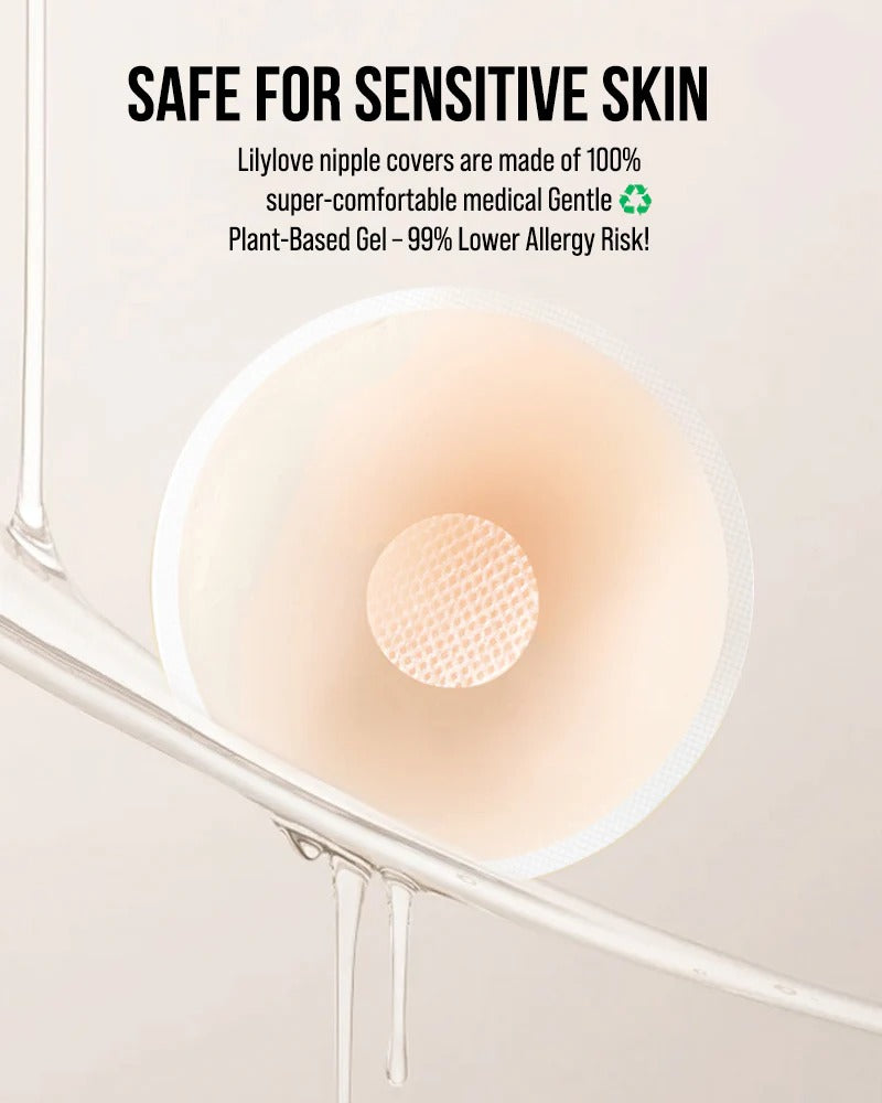 Seamless Non-Adhesive Nip Covers(2 Pairs)