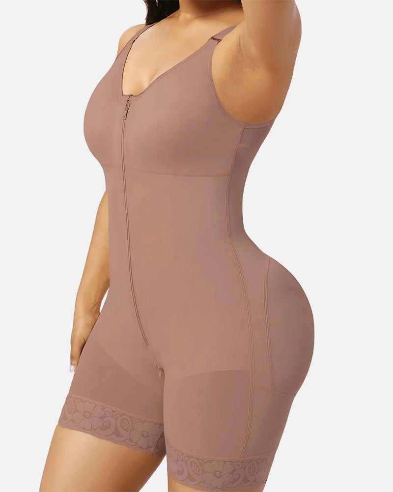 Tummy Control Butt Lifter Shaper with Zipper Crotch Fajas Colombianas
