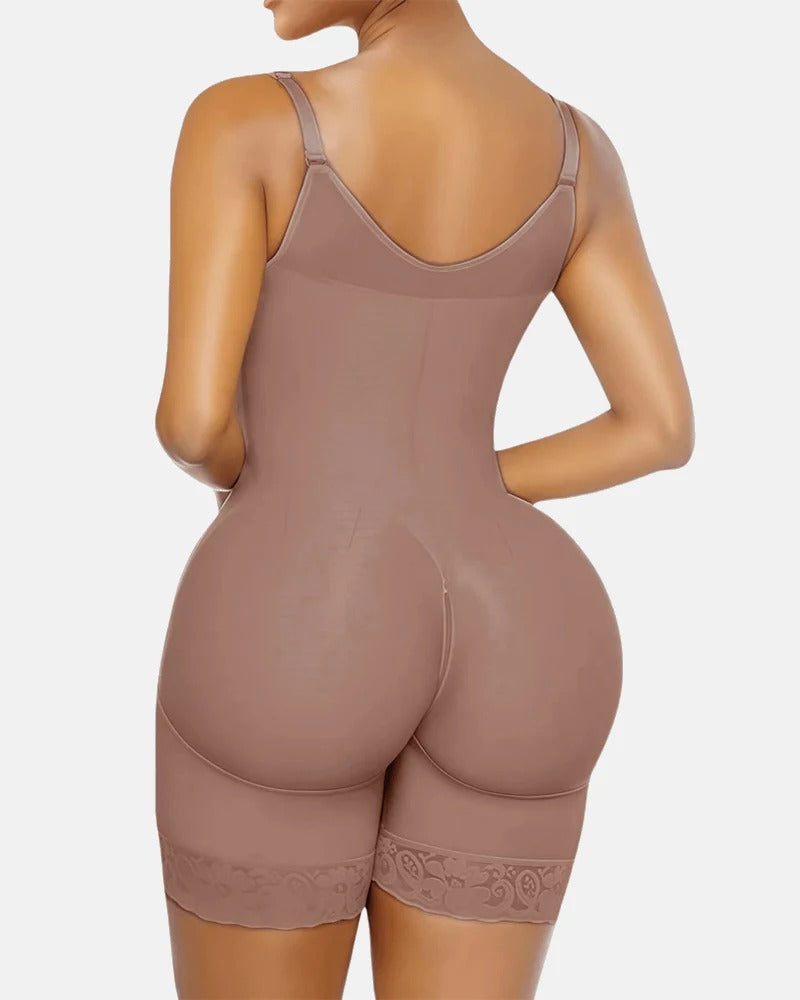 Tummy Control Butt Lifter Shaper with Zipper Crotch Fajas Colombianas