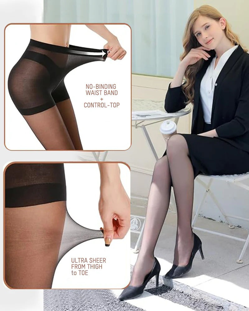 Ultra Sheer Control Top Pantyhose (3 Pairs Pack)