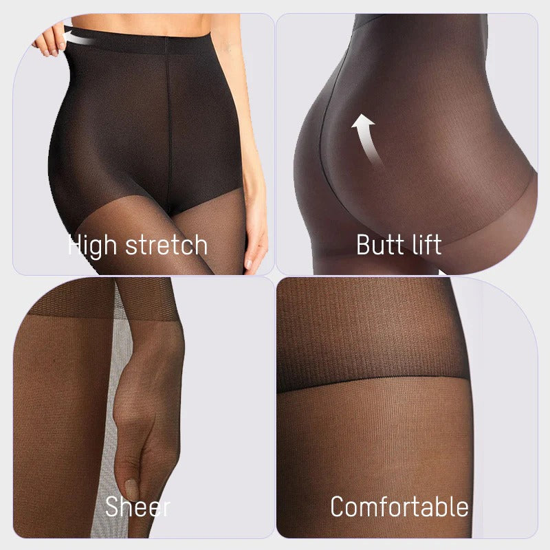 Ultra Sheer Control Top Pantyhose (3 Pairs Pack)