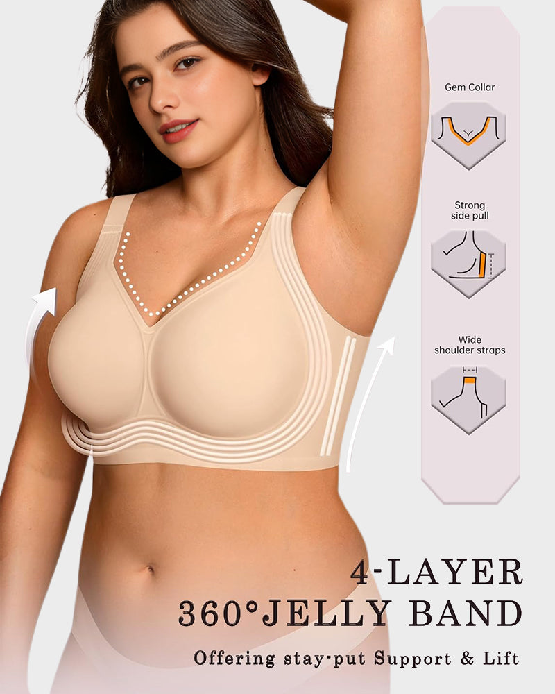 Comfortable Wireless Full Coverage Smoothing Bra