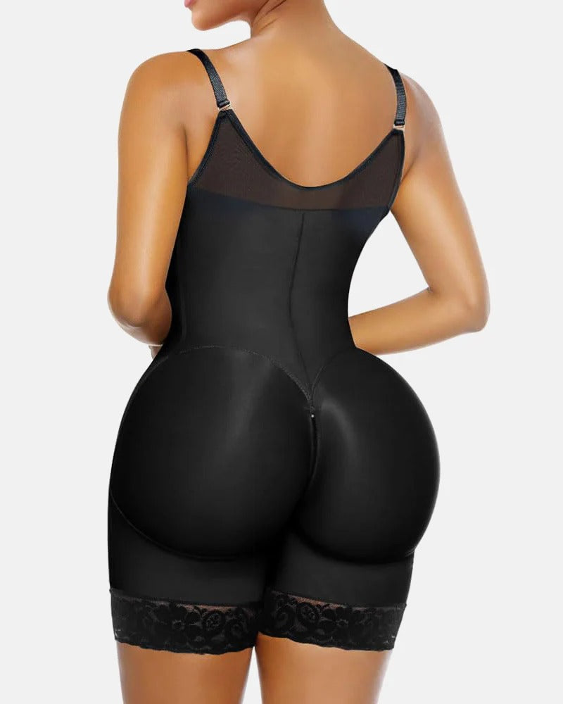 Tummy Control Butt Lifter Shaper with Zipper Crotch Fajas Colombianas
