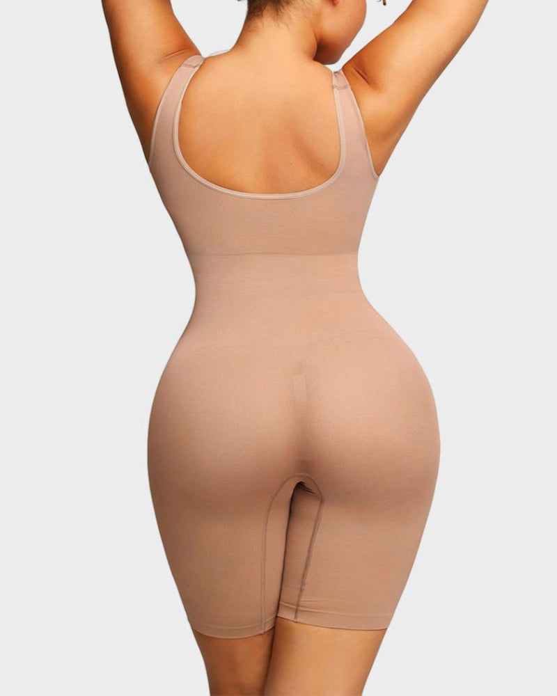Seamless Sculpting Mid Thigh Bodysuit