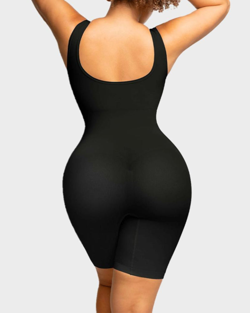 Seamless Sculpting Mid Thigh Bodysuit