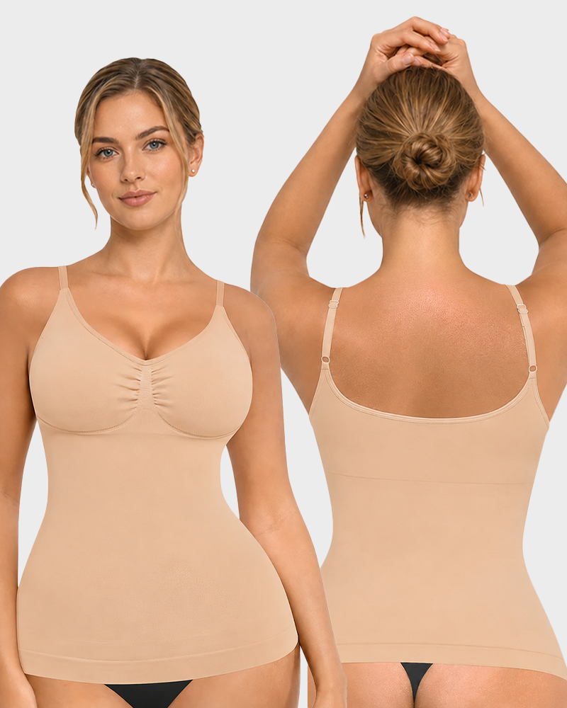 Seamless Shapewear Cami Tanks Smooth Firming Support Tops